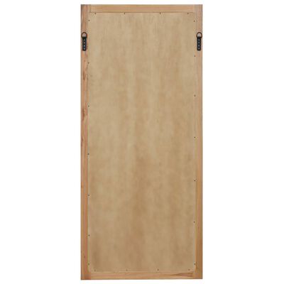 vidaXL Mirror 50x140 cm Solid Oak Wood