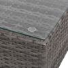 vidaXL 6 Piece Garden Lounge Set with Cushions Poly Rattan grey
