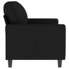 vidaXL 2-Seater Sofa Black 140 cm Velvet