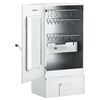 vidaXL BBQ Oven Smoker with Wood Chips 44.5x29x110 cm Galvanised steel