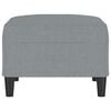 vidaXL Footstool Light Grey 70x55x41 cm Fabric