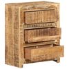 vidaXL Drawer Cabinet 60x33x75 cm Solid Wood Mango