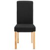 vidaXL Dining Chairs 2 pcs Black Fabric