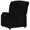 vidaXL Electric Massage Recliner Chair Black Fabric