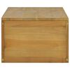 vidaXL Wall-mounted Bathroom Cabinet 110x45x30 cm Solid Wood Teak