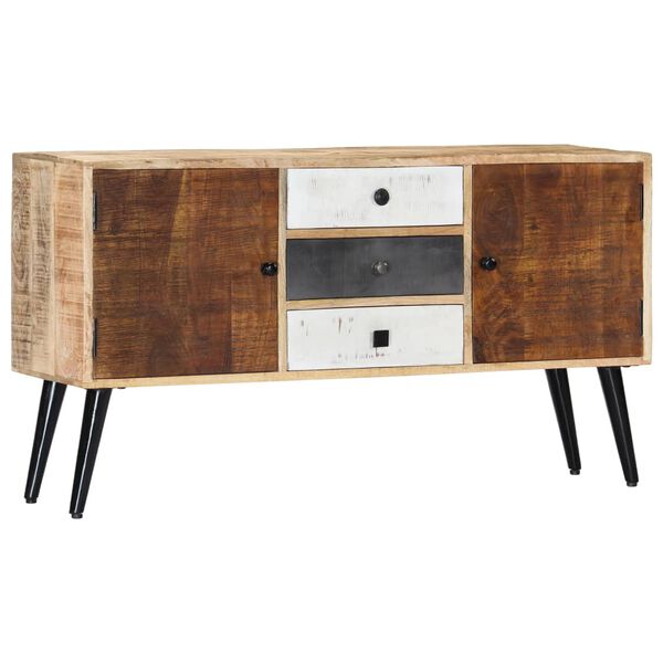 vidaXL Sideboard 118x30x62 cm Solid Mango Wood