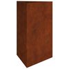 vidaXL Garden Planter 50x43x75 cm Corten Steel