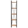 vidaXL 5-Tier Bookcase 40x30x180 cm Solid Acacia Wood