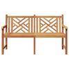 vidaXL Bench Brown 150 x 60 x 90 cm Solid Teak Wood