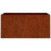 vidaXL Planter 62x30x29 cm Corten Steel