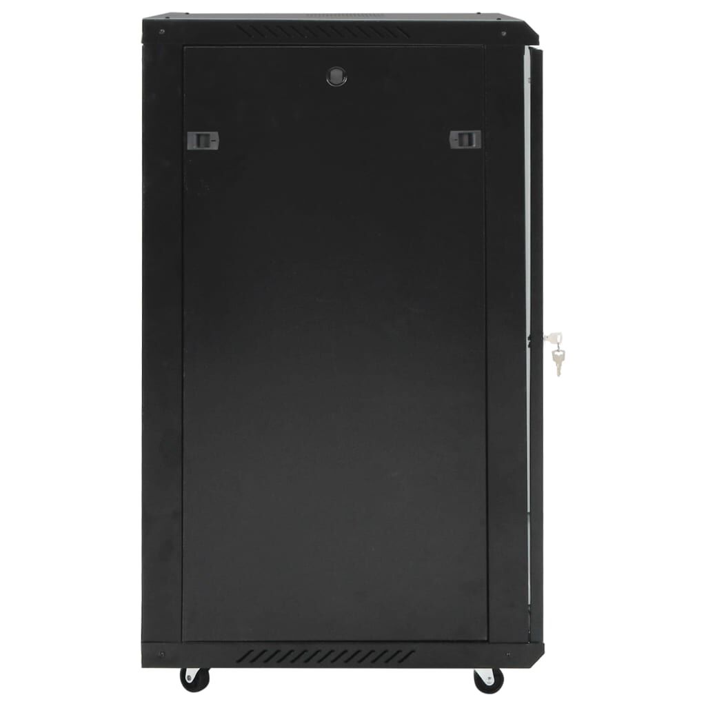 vidaXL 18U Network Cabinet with Swivel Feet 19" IP20 60x60x100 cm