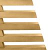 vidaXL Wooden Christmas Tree with Stand Brown 210 cm Solid pine wood