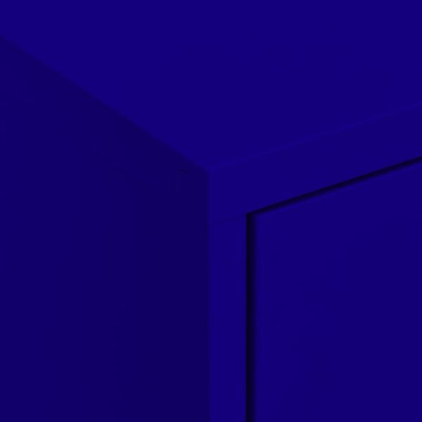 vidaXL Storage Cabinet Navy Blue 80x35x101.5 cm Steel