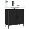 vidaXL Bathroom Sink Cabinet Black 60x30x60 cm Engineered Wood