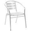 vidaXL Stackable Outdoor Chairs 4 pcs Aluminium