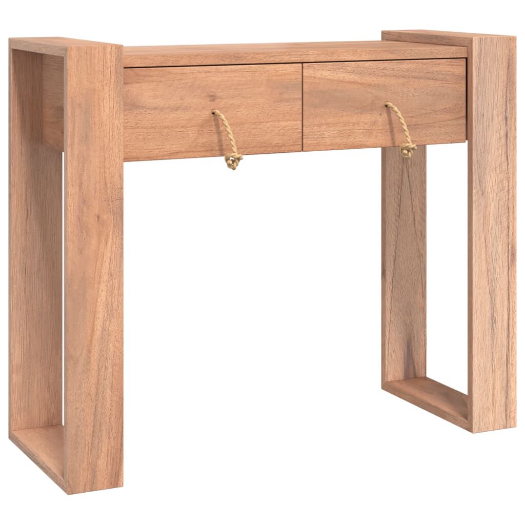 vidaXL Console Table 90x35x75 cm Solid Teak Wood