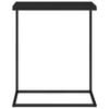 vidaXL Side Table Black 55x35x66 cm Engineered Wood