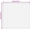 vidaXL Weighted Blanket Grey 220x230 cm King 11 kg Fabric