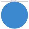vidaXL Floating Round PE Solar Pool Film 381 cm Blue