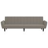 vidaXL 2-Seater Sofa Bed Dark Green Velvet