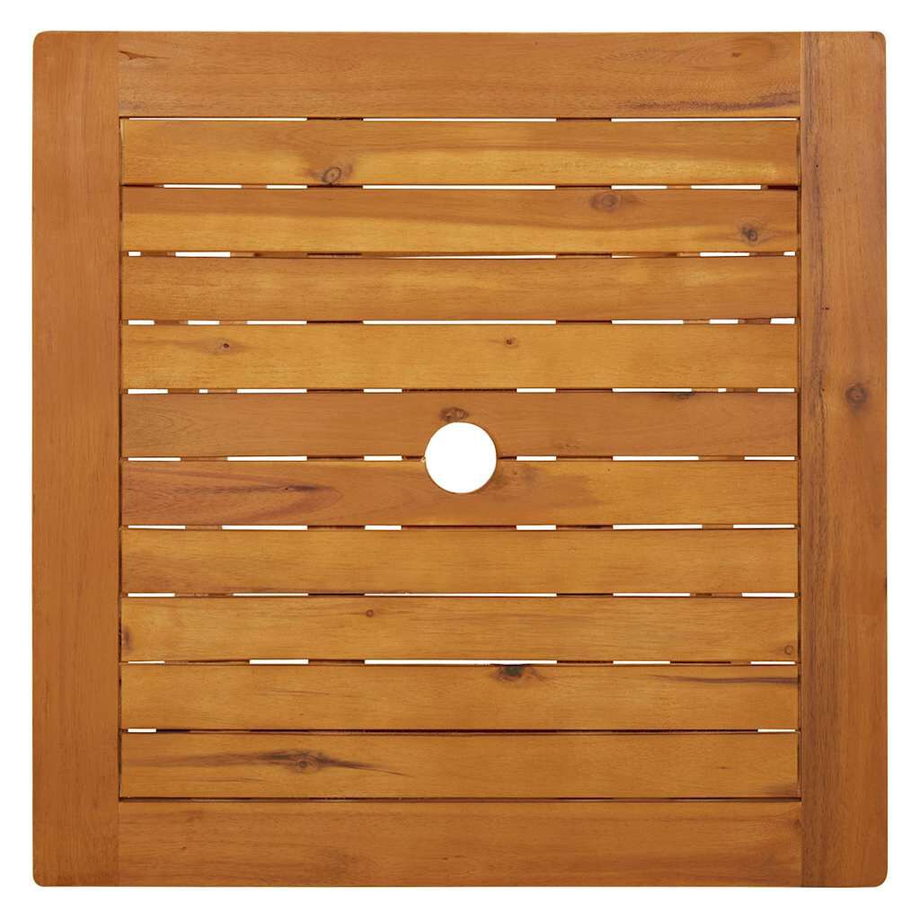 vidaXL Folding Garden Table 60x60x75 cm Solid Acacia Wood
