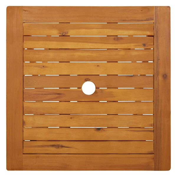 vidaXL Folding Garden Table 60x60x75 cm Solid Acacia Wood