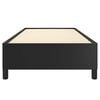 vidaXL Bed Frame without Mattress Black 100x203 cm Twin XL Faux Leather