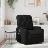 vidaXL Massage Recliner Chair Black Faux Leather
