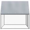 vidaXL Chicken Cage Silver and Grey 2x2x2 m Galvanised Steel
