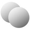 vidaXL Wall Mirrors 2 pcs 50 cm Round Glass