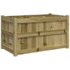vidaXL Garden Planters 2 pcs Impregnated Wood Pine
