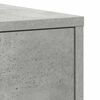vidaXL Bathroom Cabinet Concrete Grey 30x30x183.5 cm Engineered Wood