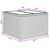 vidaXL Garden Sofa Set 9 pcs Grey Poly rattan