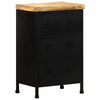 vidaXL Sideboard 47x35x76 cm Rough Mango Wood
