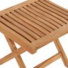 vidaXL Folding Footrest 46.5x49x41.5 cm Solid Teak Wood