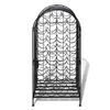 vidaXL Wine Rack for 35 Bottles Metal
