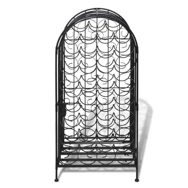 vidaXL Wine Rack for 35 Bottles Metal