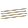vidaXL Wall Shelves 4 pcs White and Sonoma Oak 115x9x3 cm