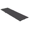 vidaXL Sun Lounger Cushion Melange Anthracite 200x70x4 cm Fabric