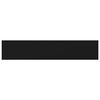 vidaXL Bookshelf Boards 8 pcs Black 100x20x1.5 cm Engineered Wood