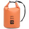 vidaXL Dry Bag Orange 15 L PVC