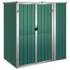 vidaXL Garden Tool Shed Green 161x89x161 cm Galvanised Steel