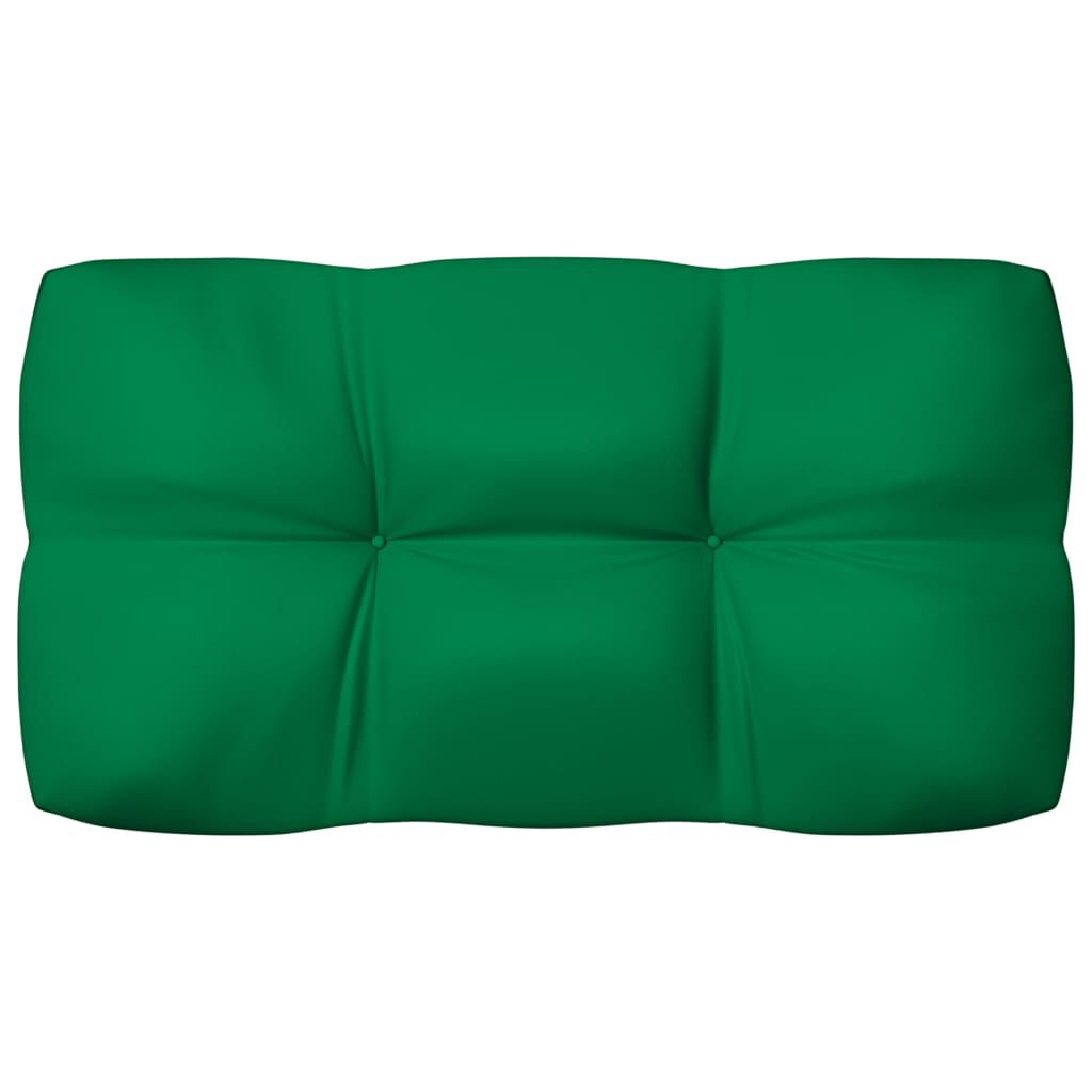 vidaXL Pallet Sofa Cushions 7 pcs Green