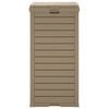 vidaXL Outdoor Garbage Bin Light Brown 41x41x86 cm Polypropylene