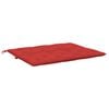 vidaXL Garden Bench Cushion Red 120x(50+50)x7cm Oxford Fabric