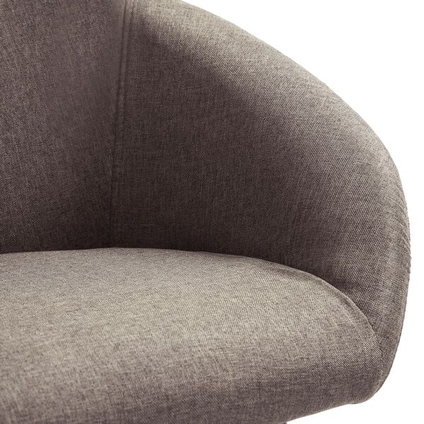vidaXL Dining Chairs 4 pcs Taupe Fabric