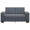 vidaXL 2-Seater Sofa Dark Grey 160x78x84 cm Velvet