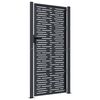 vidaXL Garden Gate Anthracite 105x205 cm Steel Square Design