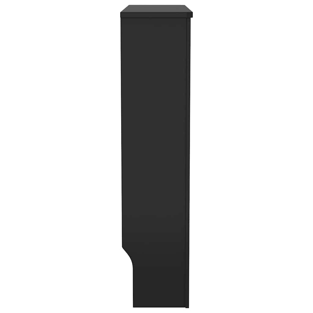 vidaXL MDF Radiator Cover Black 78 cm