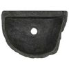 vidaXL Wall Hung Basin Grey (38-45) x (30-35) x 15 cm River stone